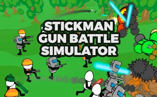 Image Stickman Gun Battle Simulator